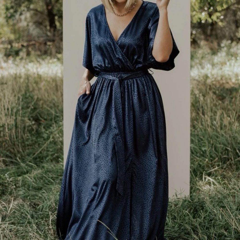 Baltic Born Savannah Print Kimono Maxi Dress NWT